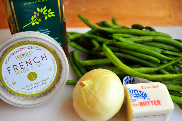 Sauteed Green Beans with Onions and Lemon