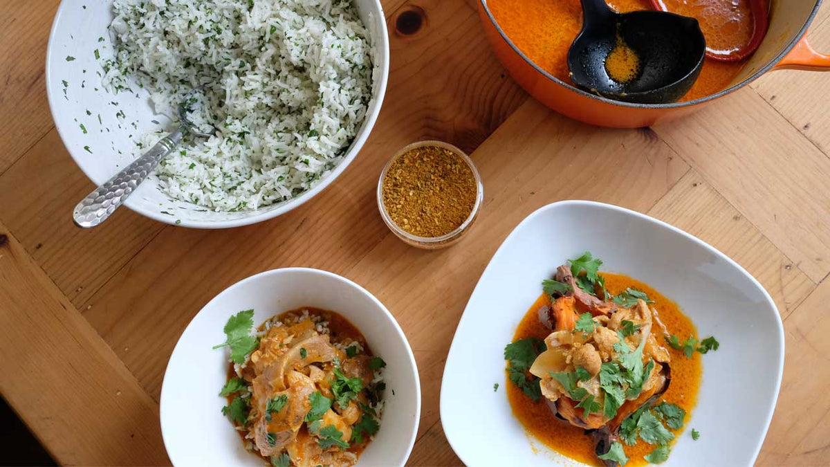 Butter Chicken with Curry in a Hurry