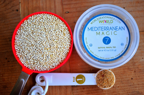 Quinoa Salad with Apples and Ricotta Salata