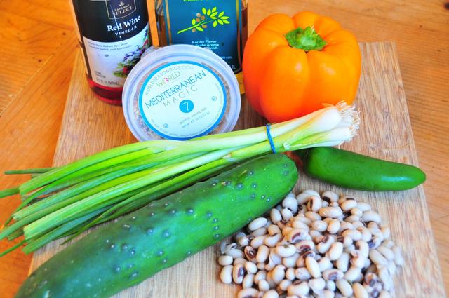 Mediterranean Black Eyed Pea Salad