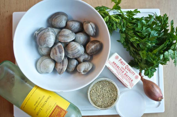 Steamed Clams with French Made Easy & Wine
